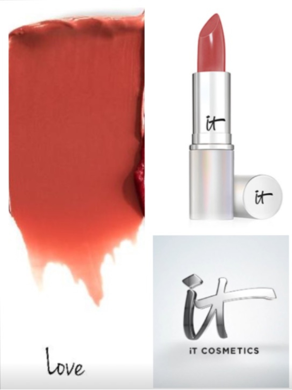 SOLD!  NEW!  IT Cosmetics Blurred Lines Smooth-Fill Lipstick in ‘Love’